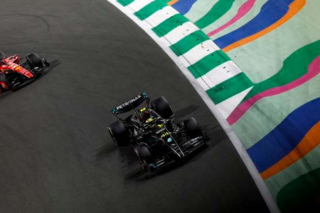 44 Lewis Hamilton GBR, Mercedes AMG Petronas F1 Team , F1 Grand Prix of Saudi Arabia at Jeddah Corniche Circuit on March 19, 2023 in Jeddah, Saudi Arabia Photo by HOCH ZWEI Jeddah Saudi Arabia
