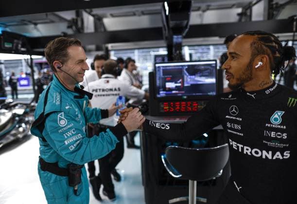 HAMILTON Lewis (gbr), Mercedes AMG F1 Team W14, portrait during the Formula 1 STC Saudi Arabian Grand Prix 2023, 2nd round of the 2023 Formula One World Championship, WM, Weltmeisterschaft from March 17 to 19, 2023 on the Jeddah Corniche Circuit, in Jeddah, Saudi Arabia - F1 - SAUDI ARABIAN GRAND PRIX 2023 - RACE DPPI Panoramic  20230319__H0A5209