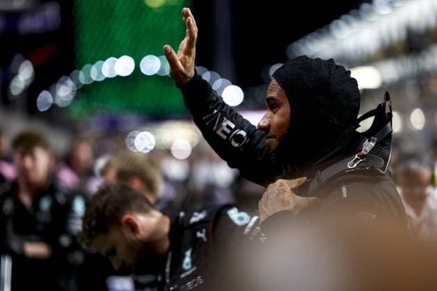 HAMILTON Lewis (gbr), Mercedes AMG F1 Team W14, portrait during the Formula 1 STC Saudi Arabian Grand Prix 2023, 2nd round of the 2023 Formula One World Championship, WM, Weltmeisterschaft from March 17 to 19, 2023 on the Jeddah Corniche Circuit, in Jeddah, Saudi Arabia - F1 - SAUDI ARABIAN GRAND PRIX 2023 - RACE DPPI Panoramic  20230319_F12023GP02SAU_JK249688