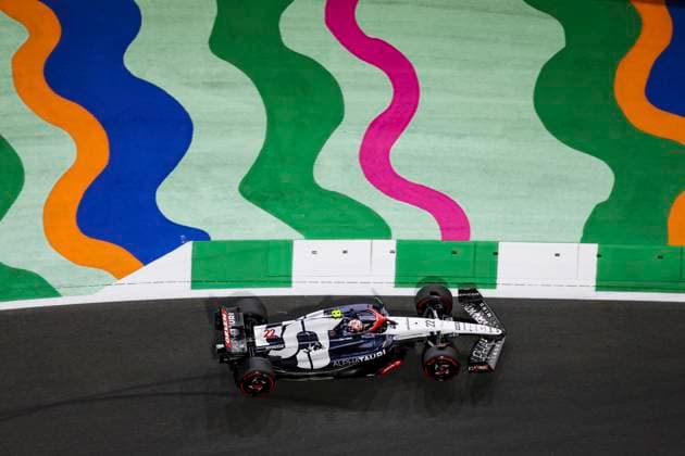 22 Yuki Tsunoda JPN, Scuderia AlphaTauri , F1 Grand Prix of Saudi Arabia at Jeddah Corniche Circuit on March 19, 2023 in Jeddah, Saudi Arabia Photo by HOCH ZWEI Jeddah Saudi Arabia