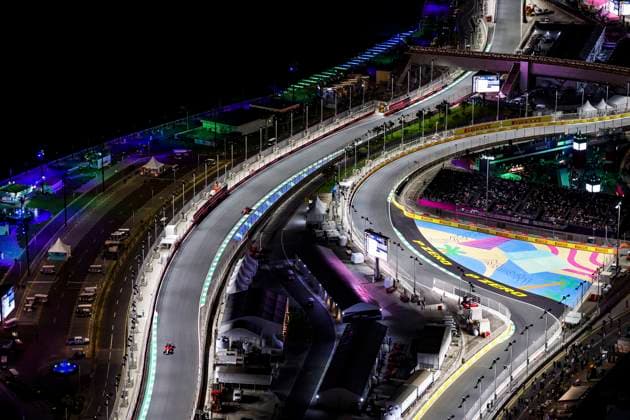 55 Carlos Sainz ESP, Scuderia Ferrari , 16 Charles Leclerc MCO, Scuderia Ferrari , F1 Grand Prix of Saudi Arabia at Jeddah Corniche Circuit on March 19, 2023 in Jeddah, Saudi Arabia Photo by HOCH ZWEI Jeddah Saudi Arabia