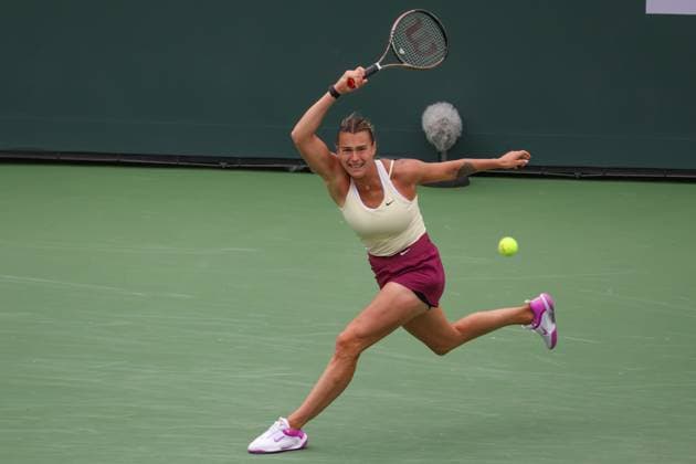 Tennis, WTA Tournament in Indian Wells, Final, Sabalenka - Rybakina