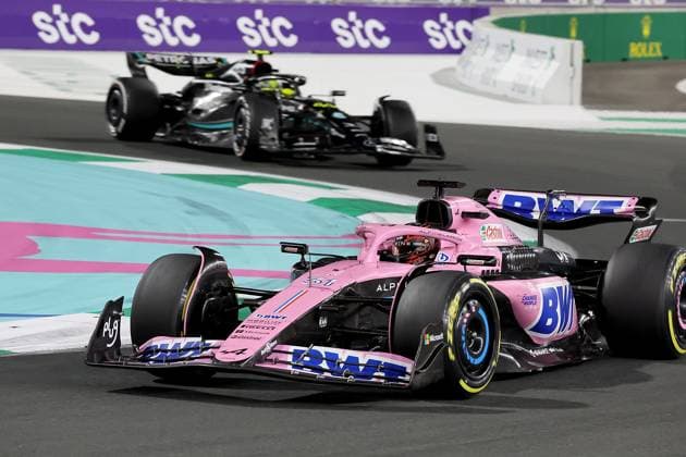 19 03 2023, Jeddah Corniche Circuit, Jeddah, Formula 1 Saudi Arabia Grand Prix ,in picture Esteban Ocon FRA , BWT Alpine F1 Team Jeddah Corniche Circuit Saudi Arabia  eu-images-506