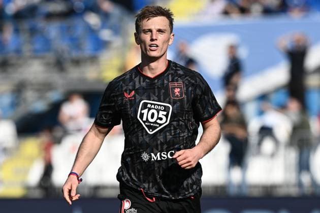 Db Brescia 18 03 2023 - campionato di calcio serie B Brescia-Genoa foto Daniele Buffa Image nella foto: esultanza gol Albert Gudmundsson 