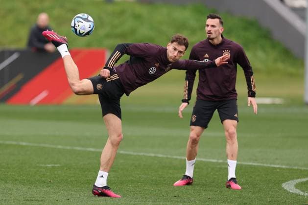 Frankfurt am Main, DFB Campus, 21 03 2023, football DFB national team training, Leon Goretzka Frankfurt am Main DFB Campus Hesse Germany
