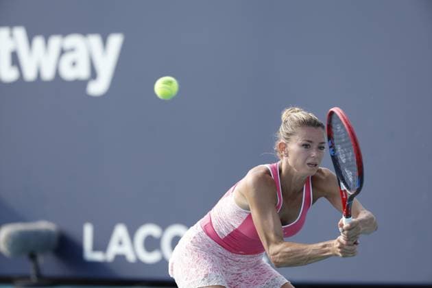 March 21, 2023, Miami Gardens, Florida, United States Of America: MIAMI GARDENS, FLORIDA - MARCH 21: Camila Giorgi during practice on Day 3 of the Miami Open at Hard Rock Stadium on March 21, 2023 in Miami Gardens, Florida...People: Camila Giorgi Miami Gardens United States Of America - ZUMAs214 20230321_zda_s214_033 Copyright: xSMGx