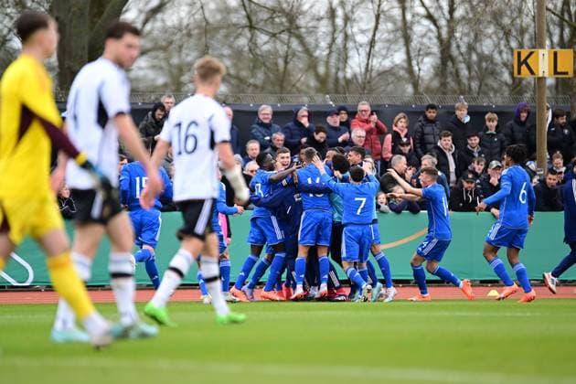 Football, U19 European Championship Qualifier, Germany - Italy