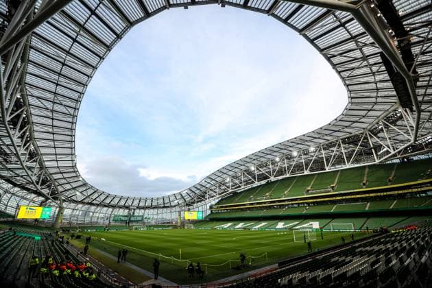 International Friendly, Länderspiel, Nationalmannschaft Aviva Stadium, Dublin 22 3 2023 Republic of Ireland vs Latvia A general view of the Aviva Stadium before the game A general view of the Aviva Stadium before the game 22 3 2023  Copyright: x INPHO RyanxByrnex RB1_0210