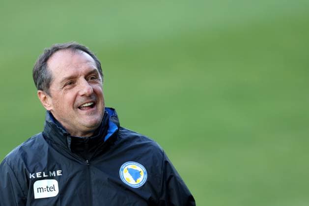 Bosnia and Herzegovina training session Head Coach of Bosnia and Herzegovina Faruk Hadzibegic during the training session at the BiH FA training center ahead of the EURO 2024 qualification match between Bosnia and Hercegovina Iceland, in Zenica, Bosnia and Hercegovina, on March 22, 2023. ArminxDurgut PIXSELL