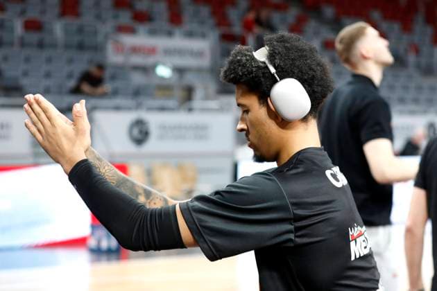 22 03 2023, easyCredit Basketball Bundesliga, BBL, season 2022 2023, men, Brose Bamberg Chemnitz Niners, 13, Jason George, Niners Chemnitz Bamberg Brose Arena Bayern Germany
