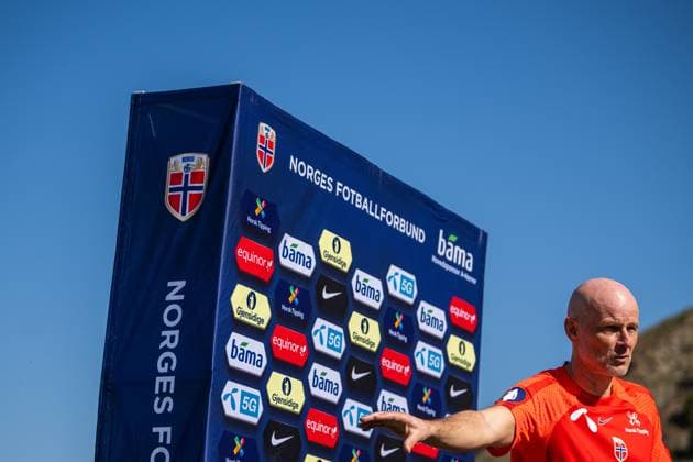 230323 Stale Solbakken, head coach of the Norwegian national football team, during a press event on March 23, 2023 in Marbella Photo Vegard Grott BILDBYRAN code VG VG0423 bbeng fotball football soccer fotboll uefa euro 2024 em qualification em kvalik pressertreff press event norge norway,  Copyright: VEGARDxGRoTT BB230323VG047