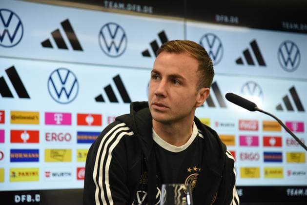 Sport Themen der Woche KW12 Sport Bilder des Tages 23.03.2023 Frankfurt am Main, DFB-Campus DFB A-Nationalmannschaft der Männer Pressekonferenz Mario Götze (GER) *** 23 03 2023 Frankfurt am Main, DFB Campus DFB A Mens National Team Press Conference Mario Götze GER