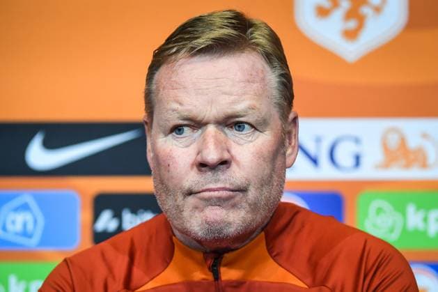 March 23, 2023, Saint-Denis, France, France: Ronald KOEMAN of Netherlands during the press conference, PK, Pressekonferenz of the Netherlands team ahead the UEFA EURO, EM, Europameisterschaft,Fussball 2024 European Qualifiers match in Stade de France on March 23, 2023 in Saint-Denis near Paris, France. Saint-Denis France - ZUMAm308 20230323_zsp_m308_001 Copyright: xMatthieuxMirvillex