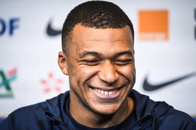 March 23, 2023, Saint-Denis, France, France: Kylian MBAPPE of France during the press conference, PK, Pressekonferenz of the French team ahead the UEFA EURO, EM, Europameisterschaft,Fussball 2024 European Qualifiers match in Stade de France on March 23, 2023 in Saint-Denis near Paris, France. Saint-Denis France - ZUMAm308 20230323_zsp_m308_011 Copyright: xMatthieuxMirvillex