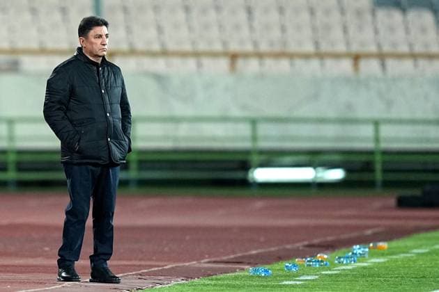 Russia Soccer Friendly Iran - Russia 8397219 23.03.2023 Iran s head coach Amir Ghalenoei is seen during the friendly soccer match between Iran and Russia at the Azadi Stadium in Tehran, Iran. Alexander Vilf Sputnik Tehran Iran  Copyright: xAlexanderxVilfx