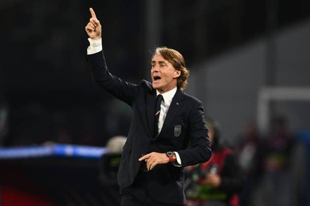 Sport Bilder des Tages Napoli 23 03 2023 - qualificazioni Euro 2024 Italia-Inghilterra foto Image nella foto: Roberto Mancini 