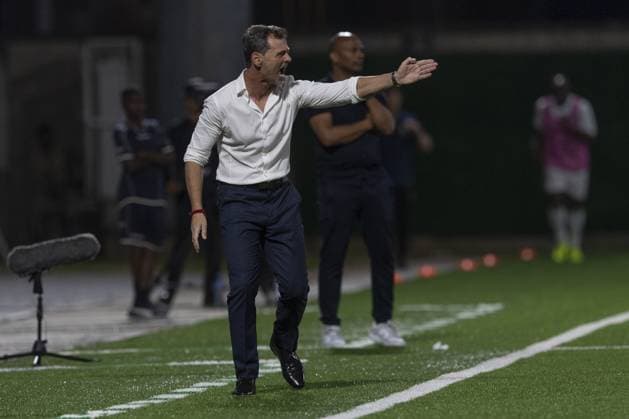 RECORD DATE NOT STATED Diego Cocca head coach of Mexico during the game Surinam vs Mexico national team, Nationalteam (Mexican National Team), corresponding to Group A of League A of the CONCACAF Nations League 2022-2023, at Dr. Ir. Franklin Essed Stadium, on March 23, 2023. <br><br> Diego Cocca Director Tecnico de Mexico durante el partido Surinam vs Mexico (Seleccion Nacional Mexicana), correspondiente al Grupo A de la Liga A de la Liga de Naciones CONCACAF 2022-2023, en el Estadio Dr. Ir. Franklin Essed, el 23 de Marzo de 2023. CONCACAF NATIONS LEAGUE 2022-2023 Surinam vs Mexico 