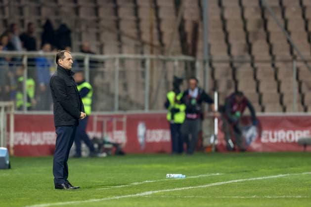 Bosnia Herzegovina v Iceland: Group J - UEFA EURO, EM, Europameisterschaft,Fussball 2024 Qualifying Round ZENICA, BOSNIA AND HERZEGOVINA - MARCH 23: Head Coach of Bosnia and Herzegovina Faruk Hadzibegic during the UEFA EURO 2024 qualifying round group J match between Bosnia Herzegovina and Iceland at Bilino Polje Stadium on March 23, 2023 in Zenica, Bosnia and Herzegovina. ArminxDurgut PIXSELL