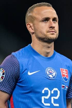 TRNAVA, SLOVAKIA - MARCH 23: Stanislav Lobotka of Slovakia during the UEFA EURO, EM, Europameisterschaft,Fussball 2024 qualifying round group J match between Slovakia and Luxembourg at Stadion Antona Malatinskeho on March 23, 2023 in Trnava, Sl Slovakia v Luxembourg: Group J - UEFA EURO 2024 Qualifying Round Copyright: xSebastianxFrejx