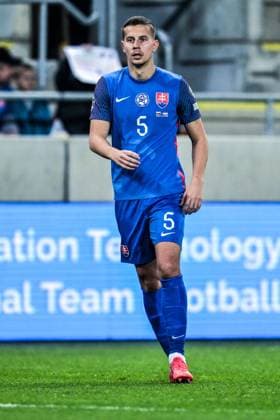 TRNAVA, SLOVAKIA - MARCH 23: LubomIr Satka of Slovakia during the UEFA EURO, EM, Europameisterschaft,Fussball 2024 qualifying round group J match between Slovakia and Luxembourg at Stadion Antona Malatinskeho on March 23, 2023 in Trnava, Sl Slovakia v Luxembourg: Group J - UEFA EURO 2024 Qualifying Round Copyright: xSebastianxFrejx
