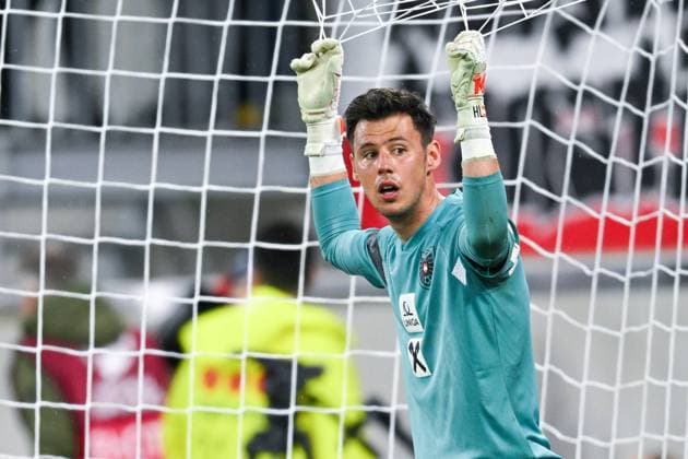 SOCCER - UEFA EURO, EM, Europameisterschaft,Fussball 2024 Quali, AUT vs AZE LINZ,AUSTRIA,24.MAR.23 - SOCCER - European Qualifiers 2024, OEFB international match, Länderspiel, Nationalmannschaft Austria vs Azerbaijan. Image shows Heinz Lindner (AUT) during warm-up.  GEPAxpictures xChristianxMoser