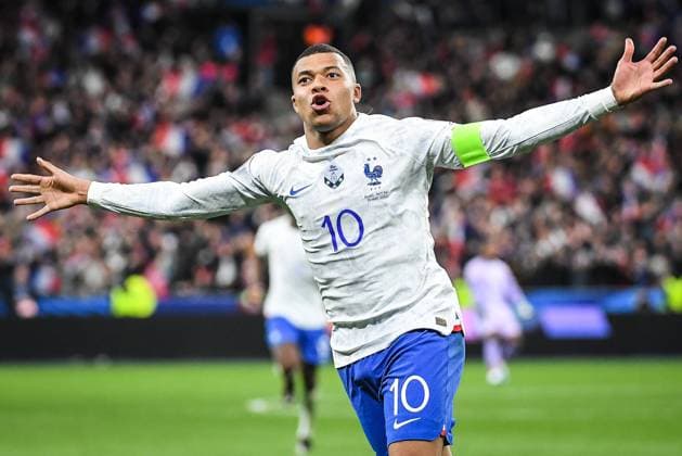 March 24, 2023, Saint-Denis, France, France: Kylian MBAPPE of France celebrates his goal during the UEFA EURO, EM, Europameisterschaft,Fussball 2024 European Qualifiers Group B match between France and Netherlands at Stade de France on March 24, 2023 in Saint-Denis near Paris, France. Saint-Denis France - ZUMAm308 20230324_zsp_m308_008 Copyright: xMatthieuxMirvillex