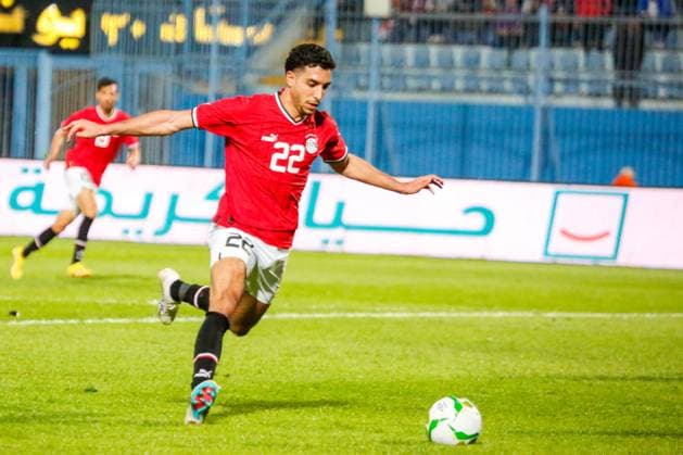 CAIRO, EGYPT - MARCH 23: OMAR MARMOUSH of Egypt during the 2023 Africa Cup of Nations qualifiers between Egypt and Malawi at Cairo Internnational Stadium on March 23, 2023 in Cairo, Egypt. Photo caption must read Imago Shengolpixs Olayinka Luqman Copyright: xx