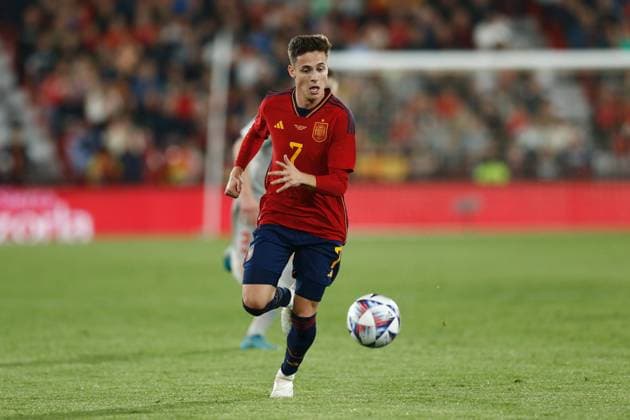 Rodrigo Riquelme (ESP), MARCH 24, 2023 - Football Soccer : Under-21 International Friendly, Länderspiel, Nationalmannschaft match between U21, U 21 Spain 3-2 U21 Switzerland at the Power Horse Stadium in Almeria, Spain. Noxthirdxpartyxsales  (214268298)