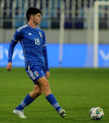 24.03.2023 Backa Topola Serbia-Italy U21, U 21 Under 21 International Friendly, Länderspiel, Nationalmannschaft men s football Bruno Zapelli Italy :