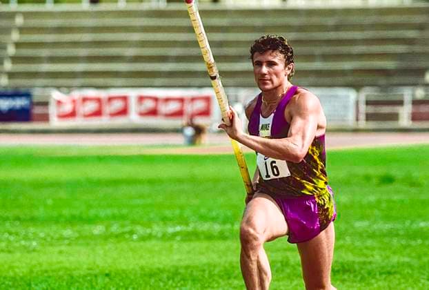 RECORD DATE NOT STATED Track and Field Sergey Bubka Sergey Bubka (URS) during a photo shoot for Nike International Athletics in the Olympic Stadium,Estadi Olimpic Lluis Companys, Barcelona, Spain 1991 Barcelona Olympic Stadium, Estadi Olimpic Spain Copyright: xPaulxJ.xSutton DUOMO PCNx TF9101 071053