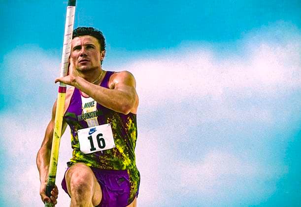 RECORD DATE NOT STATED Track and Field Sergey Bubka Sergey Bubka (URS) during a photo shoot for Nike International Athletics in the Olympic Stadium,Estadi Olimpic Lluis Companys, Barcelona, Spain 1991 Barcelona Olympic Stadium, Estadi Olimpic Spain Copyright: xStevenxE.xSutton DUOMO PCNx TF9102 063232
