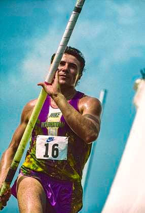 RECORD DATE NOT STATED Track and Field Sergey Bubka Sergey Bubka (URS) during a photo shoot for Nike International Athletics in the Olympic Stadium,Estadi Olimpic Lluis Companys, Barcelona, Spain 1991 Barcelona Olympic Stadium, Estadi Olimpic Spain Copyright: xStevenxE.xSutton DUOMO PCNx TF9102 064051
