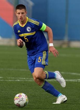 25.03.2023 Stara Pazova Serbia-Bosnia and Herzegovina U17, U 17 Under 17 European qualifiers men s football Nidal Celik Bosnia and Herzegovina :