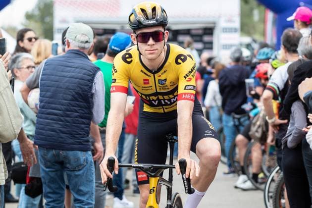 Cycling Volta Ciclista a Catalunya 2023 6 stage, Spain, 25 03 2023 Michel HESSMANN Jumbo Visma, 15 on 25 03 2023 at the registration for the sixth stage of the Tour of Catalonia from Martorell to Molins de Rei Spain Copyright: xBEAUTIFULxSPORTS Meurerx
