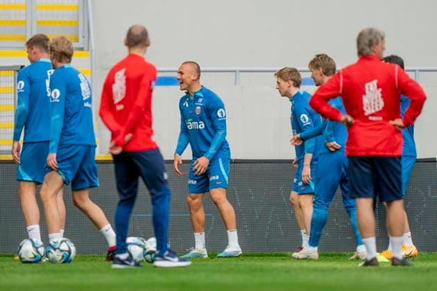 Football, Euro Quali, Norway National Team, Training
