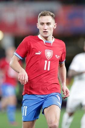 JAN KUCHTA, Repubblica Ceca, EURO 2024 Qualifying, Czech Republic vs Poland 3-1, 24-03-2023, Azione, Action, Single shot QUALIFICAZIONI CAMPIONATO EUROPEO EURO 2024 REPUBBLICA CECA-POLO