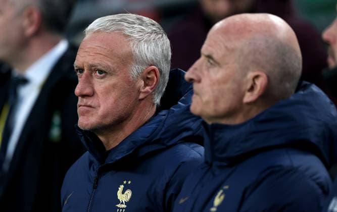 UEFA EURO, EM, Europameisterschaft,Fussball 2024 Qualifying Round Group B, Aviva Stadium, Dublin 27 3 2023 Republic of Ireland vs France France manager Didier Deschamps Didier Deschamps 27 3 2023  Copyright: x INPHO MorganxTreacyx AZ0I4763