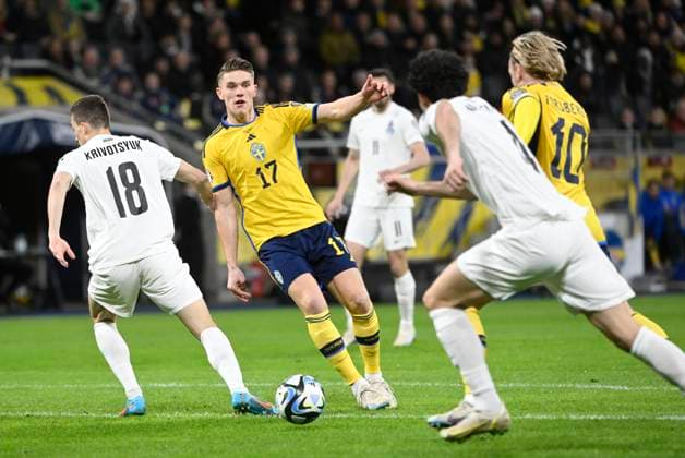 STOCKHOLM 20230327 Swedens Viktor Gyökeres during Mondays European Championship qualifying football match between Sweden and Azerbaijan at Friends Arena STOCKHOLM SWEDEN x10080x,  Copyright: xFredrikxSandberg TTx EM-KVAL SVERIGE-AZERBAJDZJAN