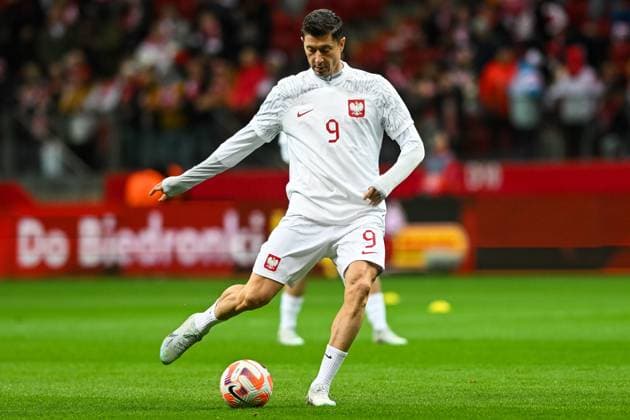 27.03.2023 WARSZAWA, STADION PGE NARODOWY IMIENIEM KAZMIERZA GORSKIEGO PILKA NOZNA (FOOTBALL) ELIMINACJE MISTRZOSTW EUROPY UEFA EURO, EM, Europameisterschaft,Fussball 2024 ( UEFA EURO 2024 QUALIFICATION ) MECZ ( GAME ) POLSKA - ALBANIA ( POLAND - ALBANIA ) NZ ROBERT LEWANDOWSKI FOTO MATEUSZ SLODKOWSKI CYFRASPORT NEWSPIX.PL --- Newspix.pl  20230327_CS_MS_001