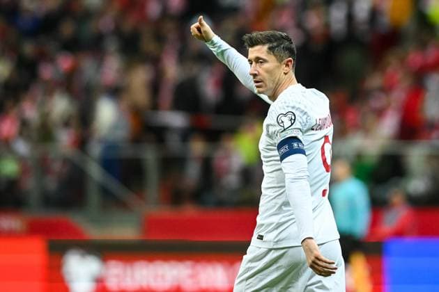 27.03.2023 WARSZAWA, STADION PGE NARODOWY IMIENIEM KAZMIERZA GORSKIEGO PILKA NOZNA (FOOTBALL) ELIMINACJE MISTRZOSTW EUROPY UEFA EURO, EM, Europameisterschaft,Fussball 2024 ( UEFA EURO 2024 QUALIFICATION ) MECZ ( GAME ) POLSKA - ALBANIA ( POLAND - ALBANIA ) NZ ROBERT LEWANDOWSKI FOTO MATEUSZ SLODKOWSKI CYFRASPORT NEWSPIX.PL --- Newspix.pl  20230327_CS_MS_019
