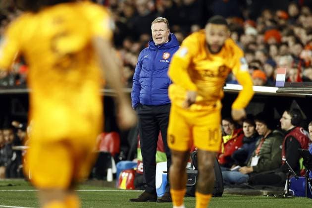 ROTTERDAM - Holland coach Ronald Koeman during the UEFA European Championship, EM, Europameisterschaft qualifying match between the Netherlands and Gibraltar at Feyenoord Stadion de Kuip on March 27, 2023 in Rotterdam, Netherlands. ANP PIETER STAM DE JONGE UEFA EURO, EM, Europameisterschaft,Fussball 2024 Qualifying Round 2022 2023 xVIxANPxSportx xxANPxIVx 465879384 originalFilename: 465879384.jpg