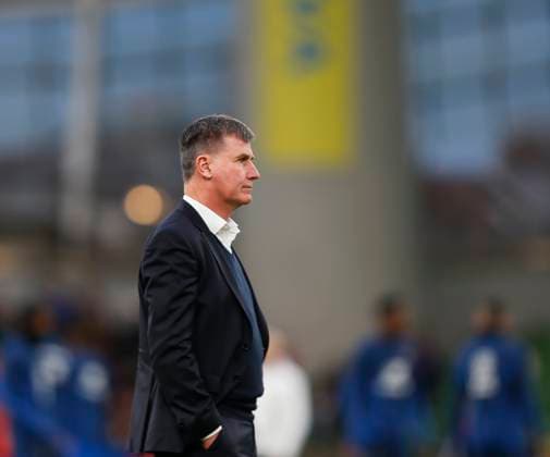 27th March 2023; Aviva Stadium, Dublin, Ireland: Euro 2024 Qualifier Football, Republic of Ireland versus France; Stephen Kenny Ireland manager  ActionPlus12491353 PeterxFitzpatrick