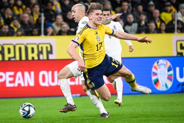 STOCKHOLM 20230327 Swedens Viktor Gyökeres during Mondays European Championship qualifying football match between Sweden and Azerbaijan at Friends Arena STOCKHOLM SWEDEN x10080x,  Copyright: xFredrikxSandberg TTx EM-KVAL SVERIGE-AZERBAJDZJAN