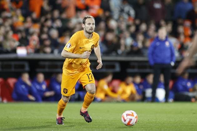 ROTTERDAM , 27-03-2023 , Stadion de Kuip , UEFA Qualification EURO 2024 , season 2022 2023 , match between Netherlands and Gibraltar , Netherlands player Daley Blind Netherlands - Gibraltar  x20346882x Copyright: