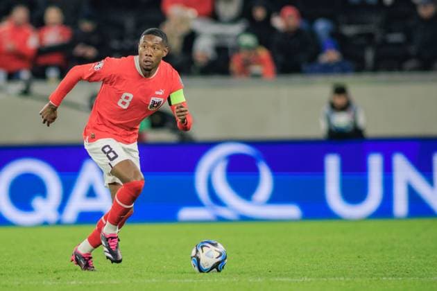 SOCCER - UEFA EURO, EM, Europameisterschaft,Fussball 2024 Quali, AUT vs EST LINZ,AUSTRIA,24.MAR.27 - SOCCER - European Qualifiers 2024, OEFB international match, Länderspiel, Nationalmannschaft Austria vs Estland. Image shows David Alaba (AUT).  GEPAxpictures xManuelxBinder