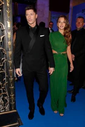 WARSZAWA 28.03.2023 PREMIERE OF AMAZON PRIME LEWANDOWSKI - UNKNOWN N Z. ROBERT LEWANDOWSKI ANNA LEWANDOWSKA FOT. ALEKSANDER MAJDANSKI NEWSPIX.PL --- Newspix.pl  AM280323_132