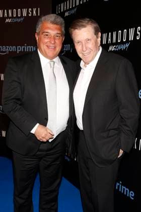 WARSZAWA 28.03.2023 PREMIERE OF AMAZON PRIME LEWANDOWSKI - UNKNOWN N Z. Prezes FC Barcelona, Barca - Joan Laporta Estruch FOT. ALEKSANDER MAJDANSKI NEWSPIX.PL --- Newspix.pl  AM280323_159