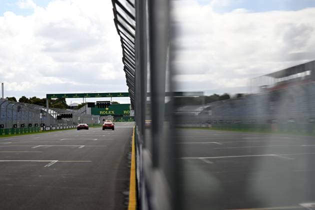 Australian Formula 1 Grand Prix Preparations A general view of the start finish line ahead of the 2023 Formula 1 Australian Grand Prix at Albert Park in Melbourne on the 29th of March, 2023. Melbourne Australia  Copyright: xMorganxHancockx originalFilename:hancock-australi230329_npQEG.jpg