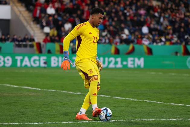 Frankfurt am Main, 24 March 2023 international match U21 Germany Japan v l , Noah Atubolu U21 Germany Copyright: JoaquimxFerreira