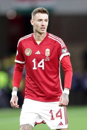 BENDEGUZ BOLLA, Ungheria, EURO 2024 Qualifying, Hungary vs Bulgaria 3-0, 27-03-2023, Azione, Action, Single shot QUALIFICAZIONI CAMPIONATO EUROPEO EURO 2024 UNGHERIA-BULGARIA 3-